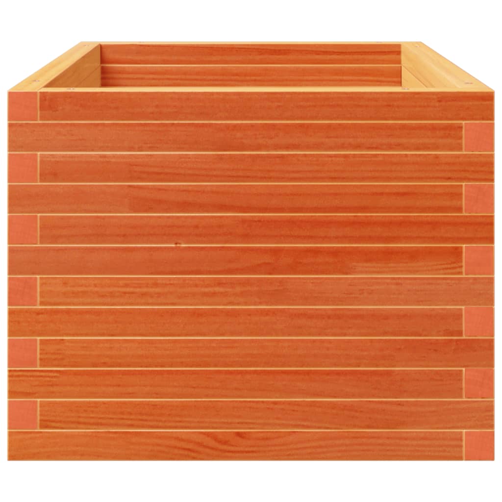 Garden Planter Wax Brown 90x60x49.5 cm Solid Wood Pine