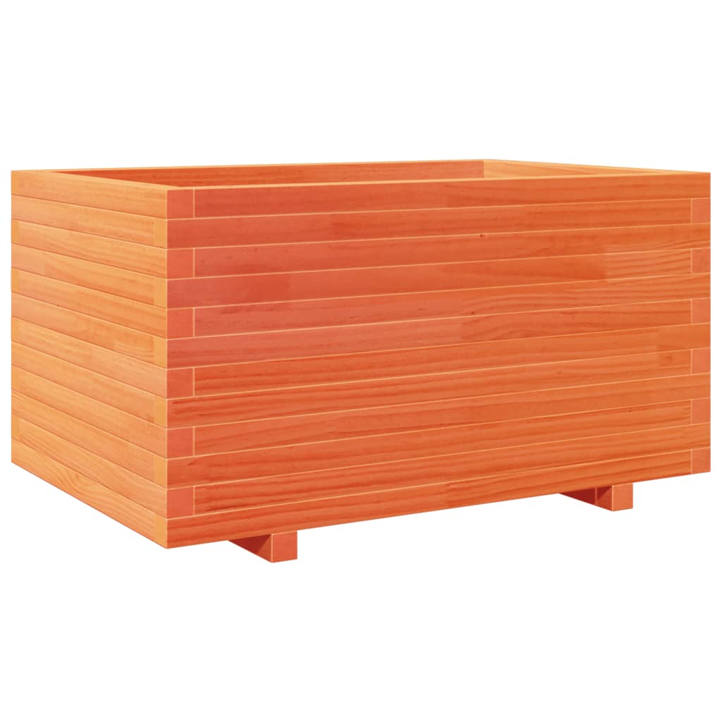 Garden Planter Wax Brown 90x60x49.5 cm Solid Wood Pine