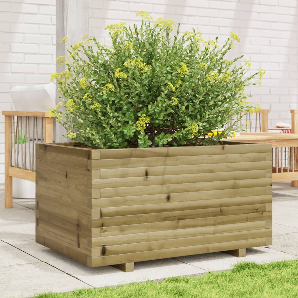 Garden Planter 90x60x49.5 cm Impregnated Wood Pine