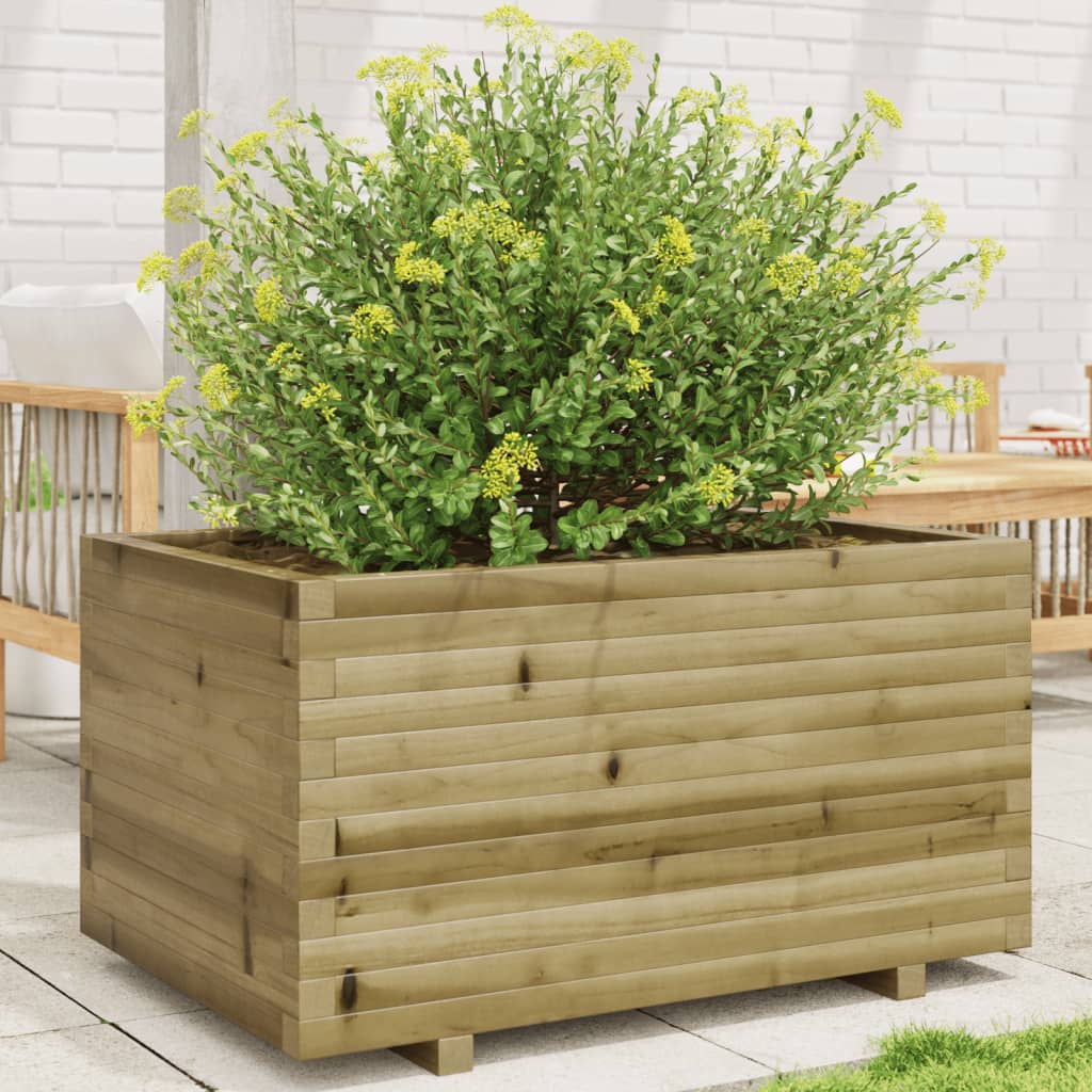 Garden Planter 90x60x49.5 cm Impregnated Wood Pine