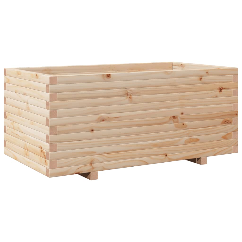 Garden Planter 110x60x49.5 cm Solid Wood Pine