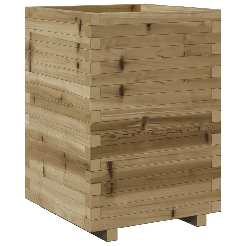 Garden Planter 50x50x72.5 cm Impregnated Wood Pine