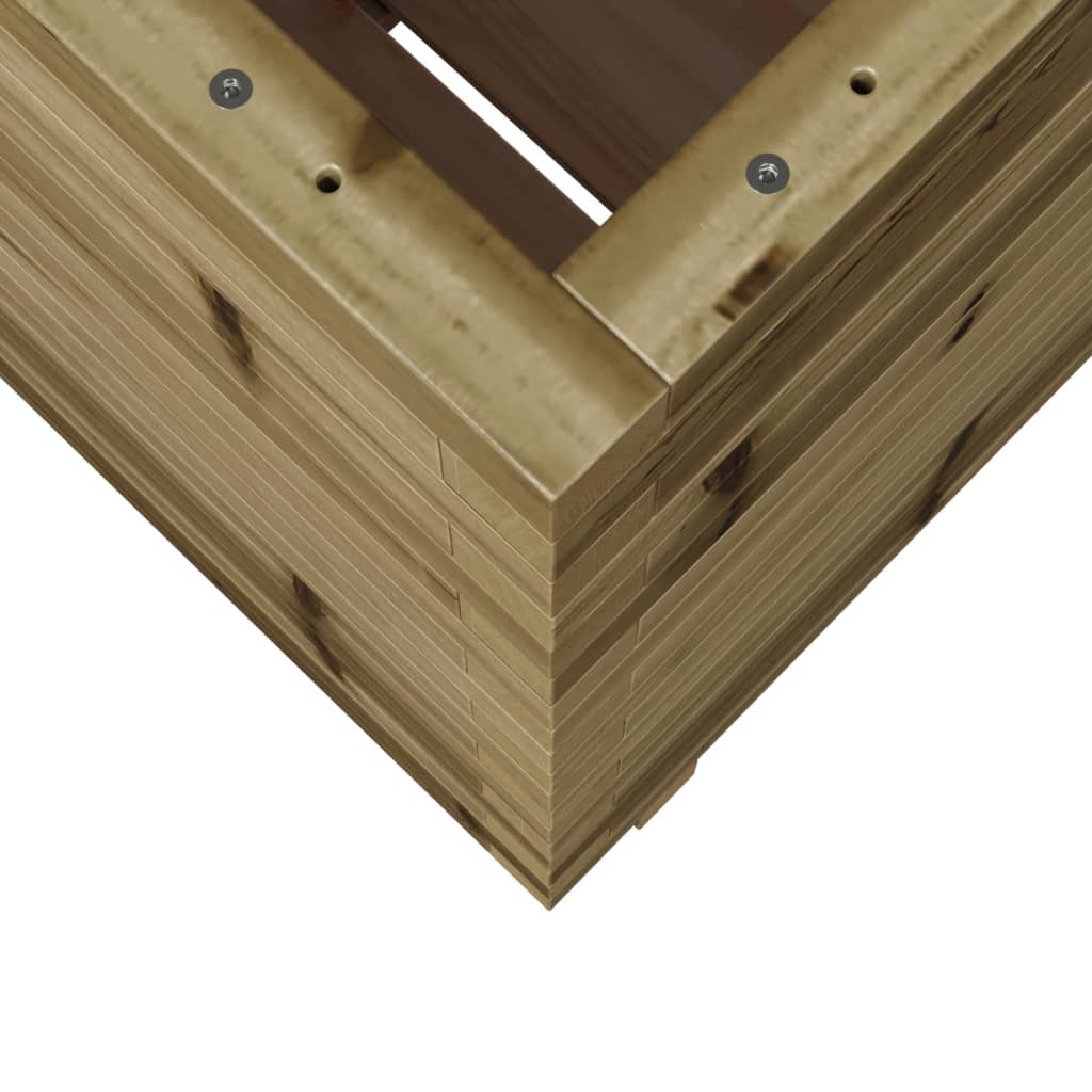 Garden Planter 50x50x72.5 cm Impregnated Wood Pine