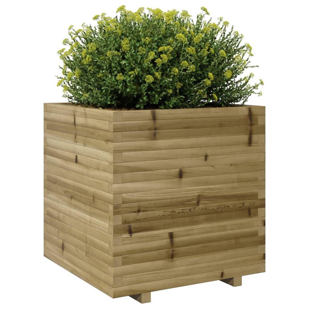 Garden Planter 70x70x72.5 cm Impregnated Wood Pine