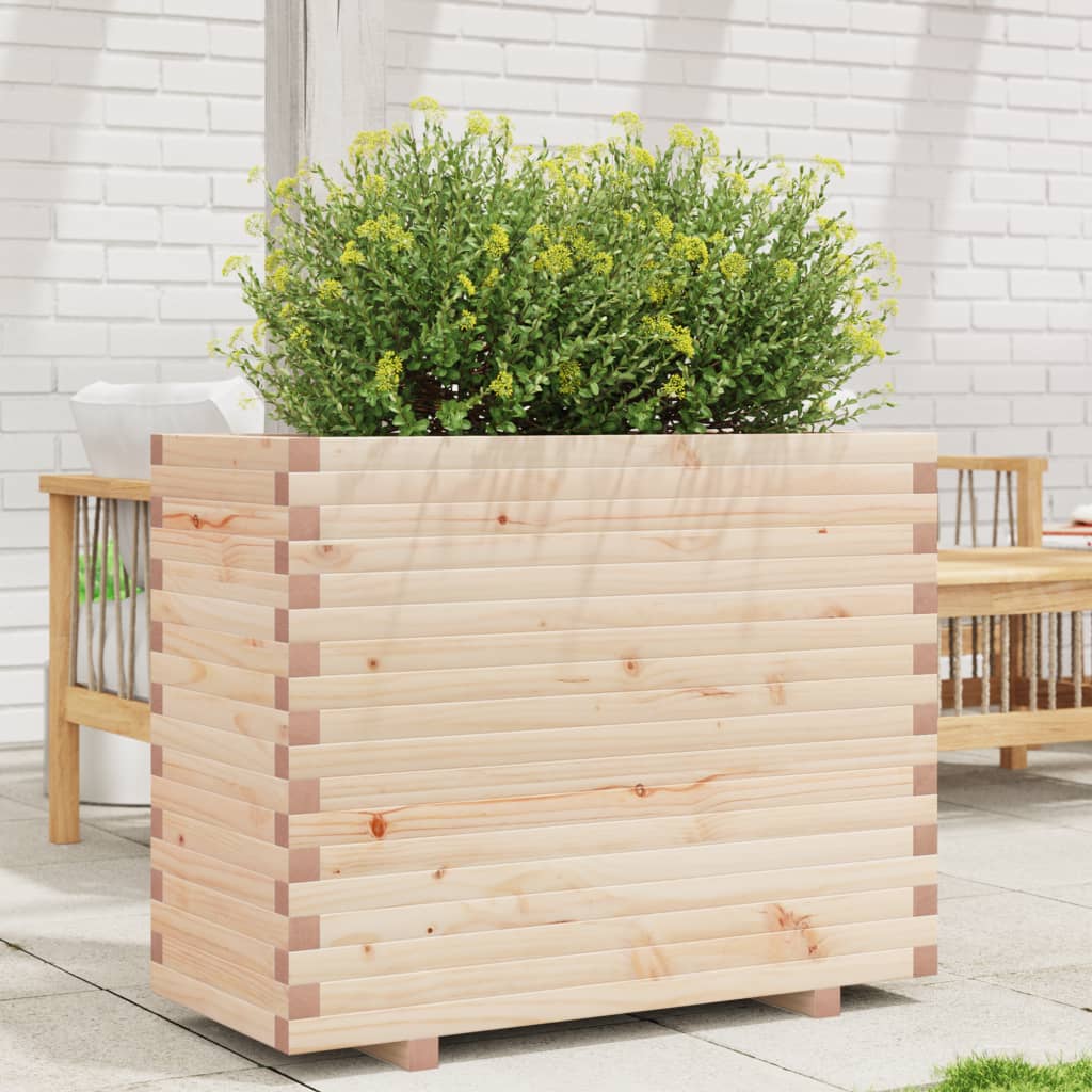 Garden Planter 90x40x72.5 cm Solid Wood Pine