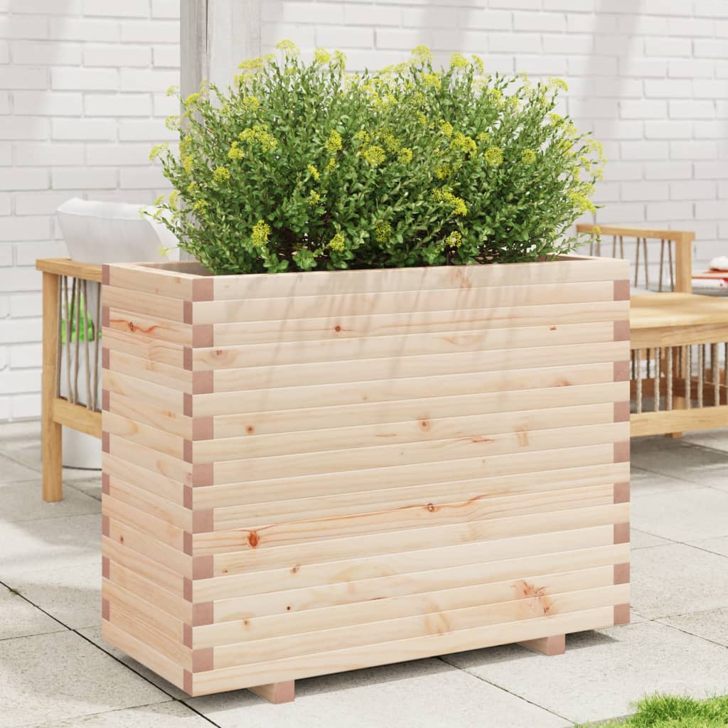 Garden Planter 90x40x72.5 cm Solid Wood Pine