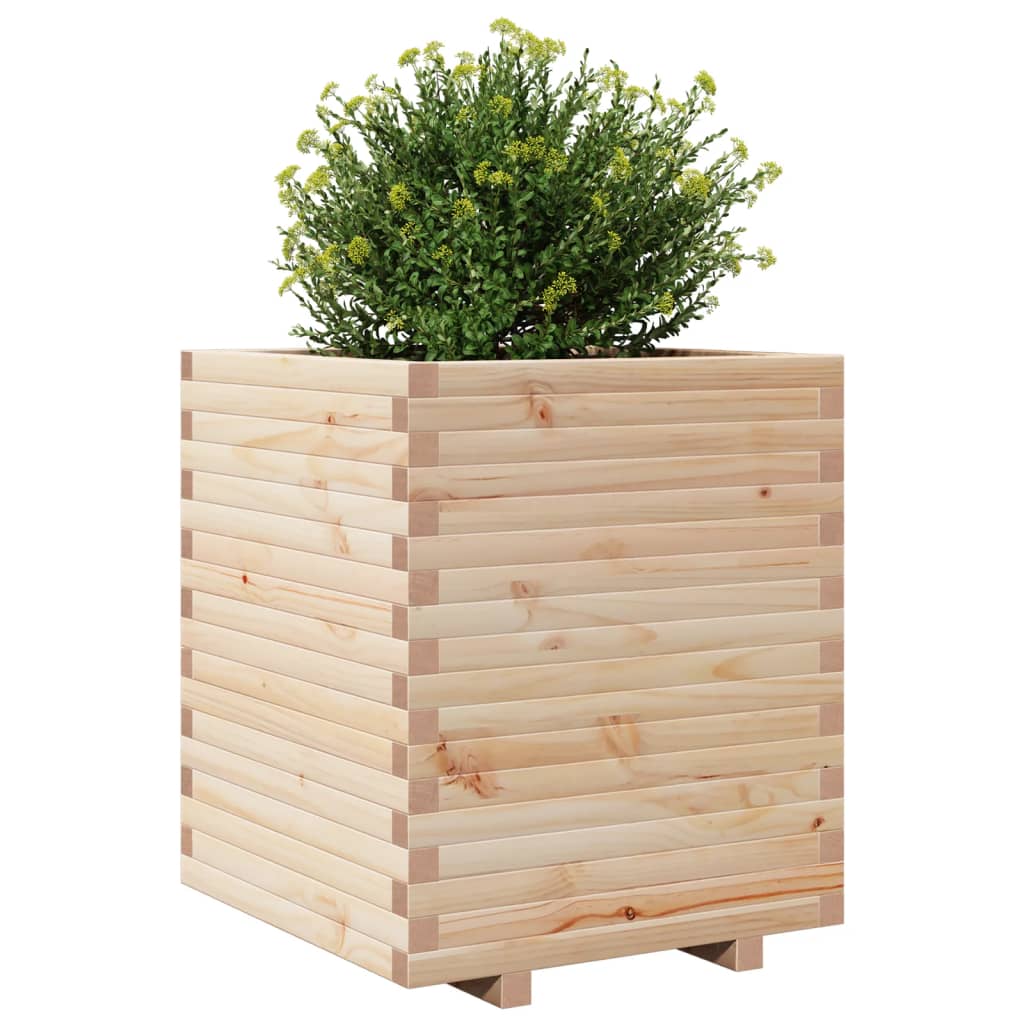 Garden Planter 60x60x72 cm Solid Wood Pine