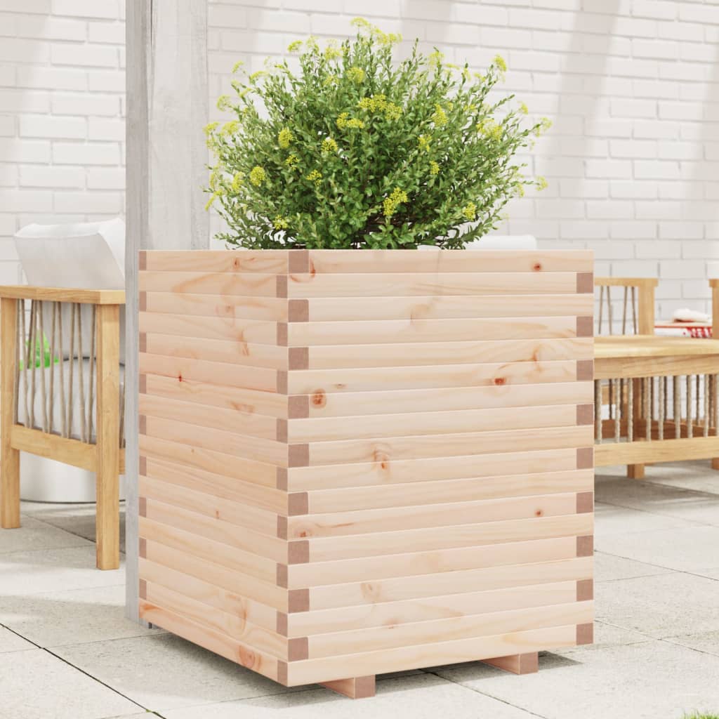 Garden Planter 60x60x72 cm Solid Wood Pine