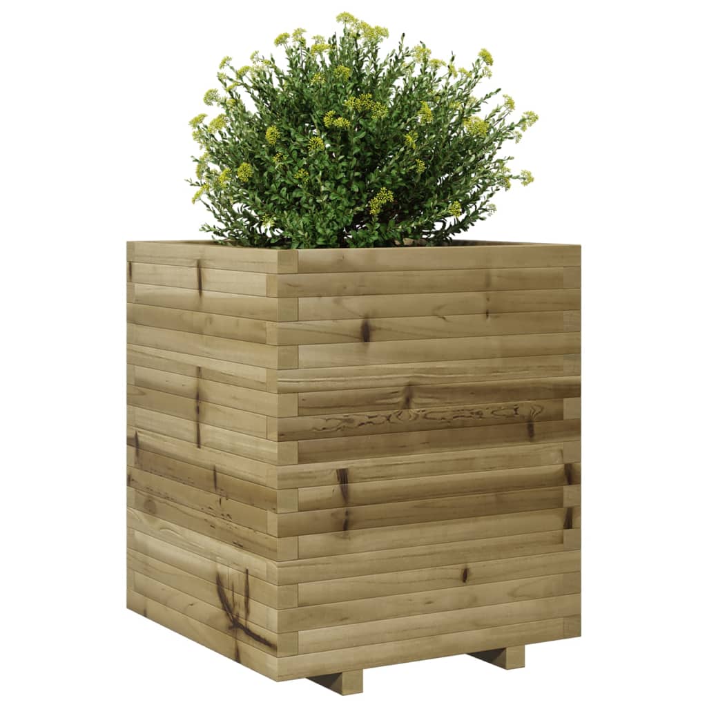 Garden Planter 60x60x72 cm Impregnated Wood Pine