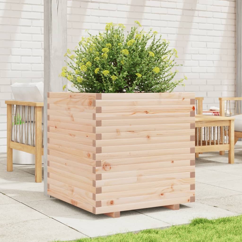 Garden Planter 70x70x72 cm Solid Wood Pine
