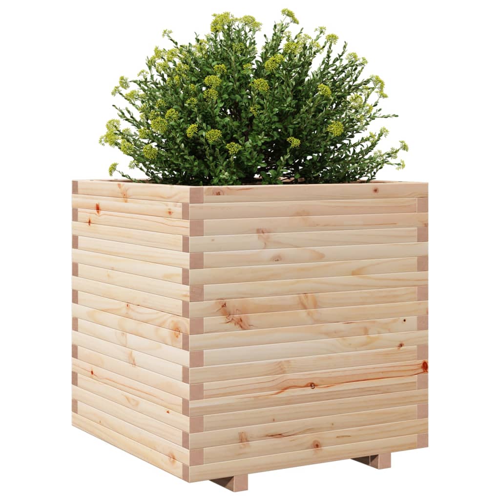 Garden Planter 70x70x72 cm Solid Wood Pine