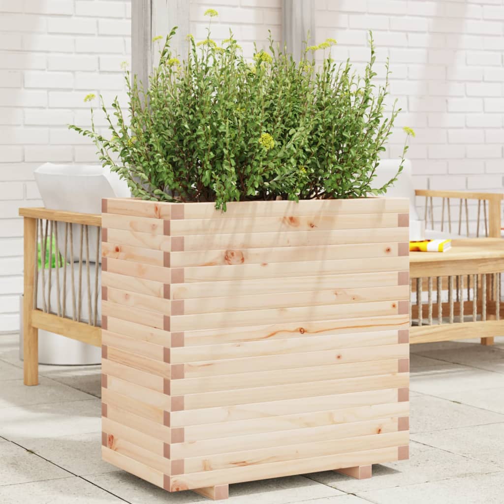 Garden Planter 70x40x72 cm Solid Wood Pine