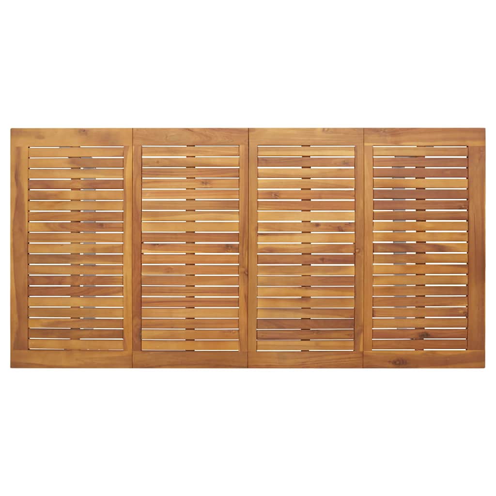 Garden Dining Set 7 pcs Grey and brown