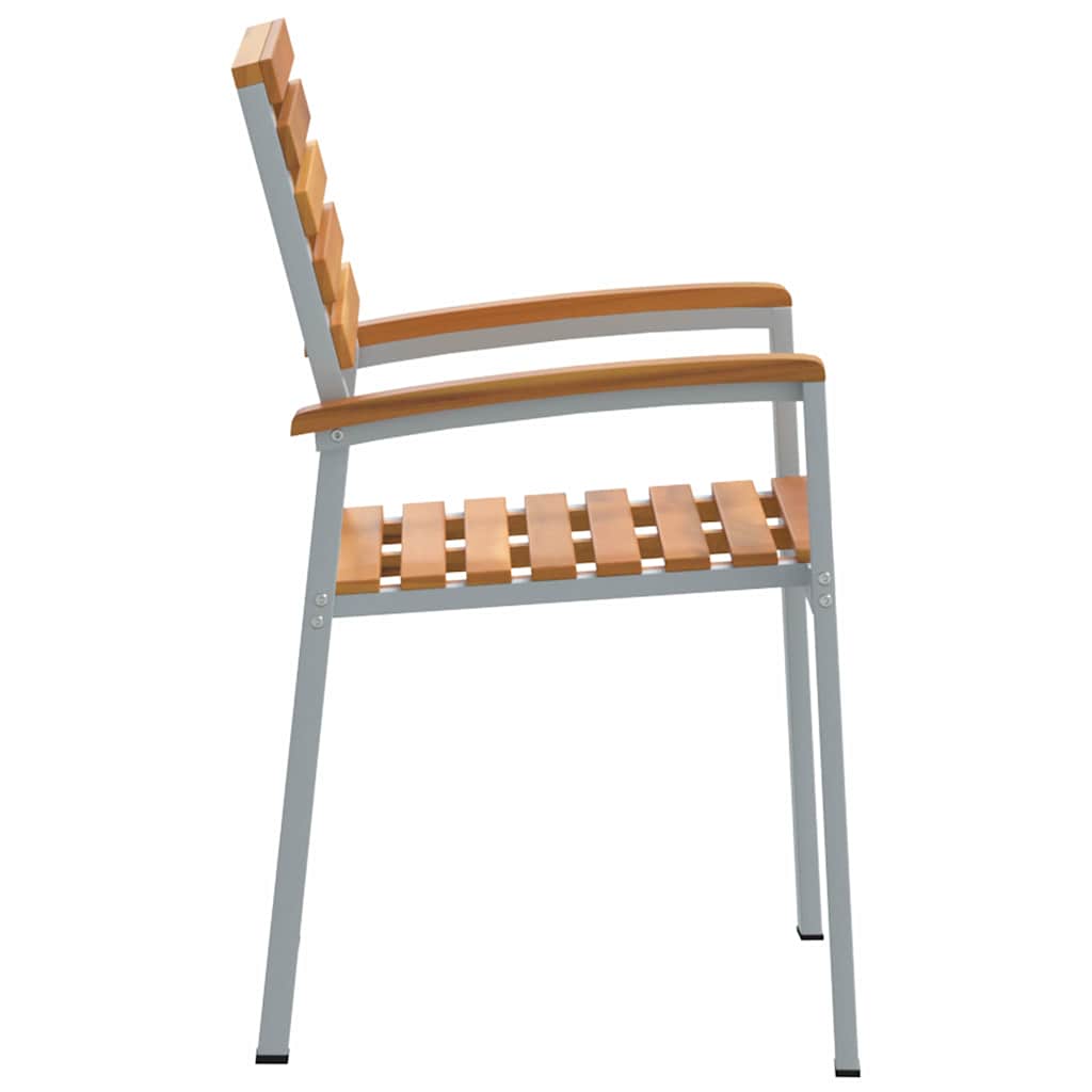 Garden Chair 6 pcs Brown 56 x 57 x 87cm Solid Acacia wood