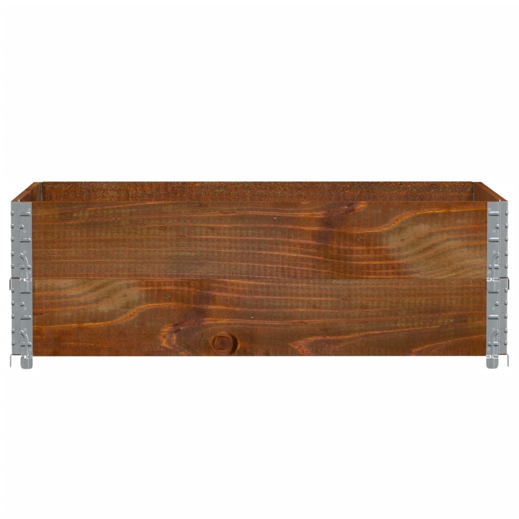 Garden Planter Brown 120x80 cm Solid Wood Pine