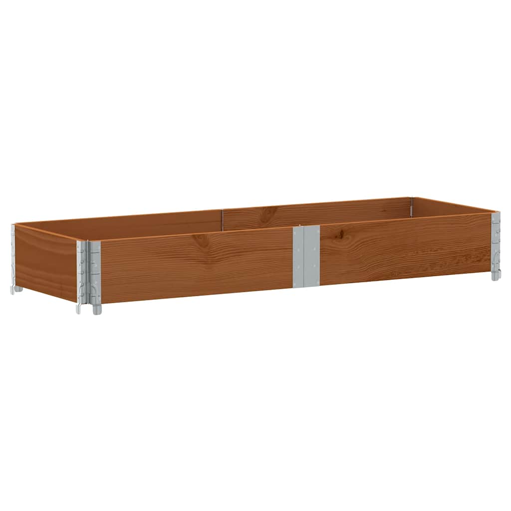 Garden Planter Brown 150x50 cm Solid Wood Pine