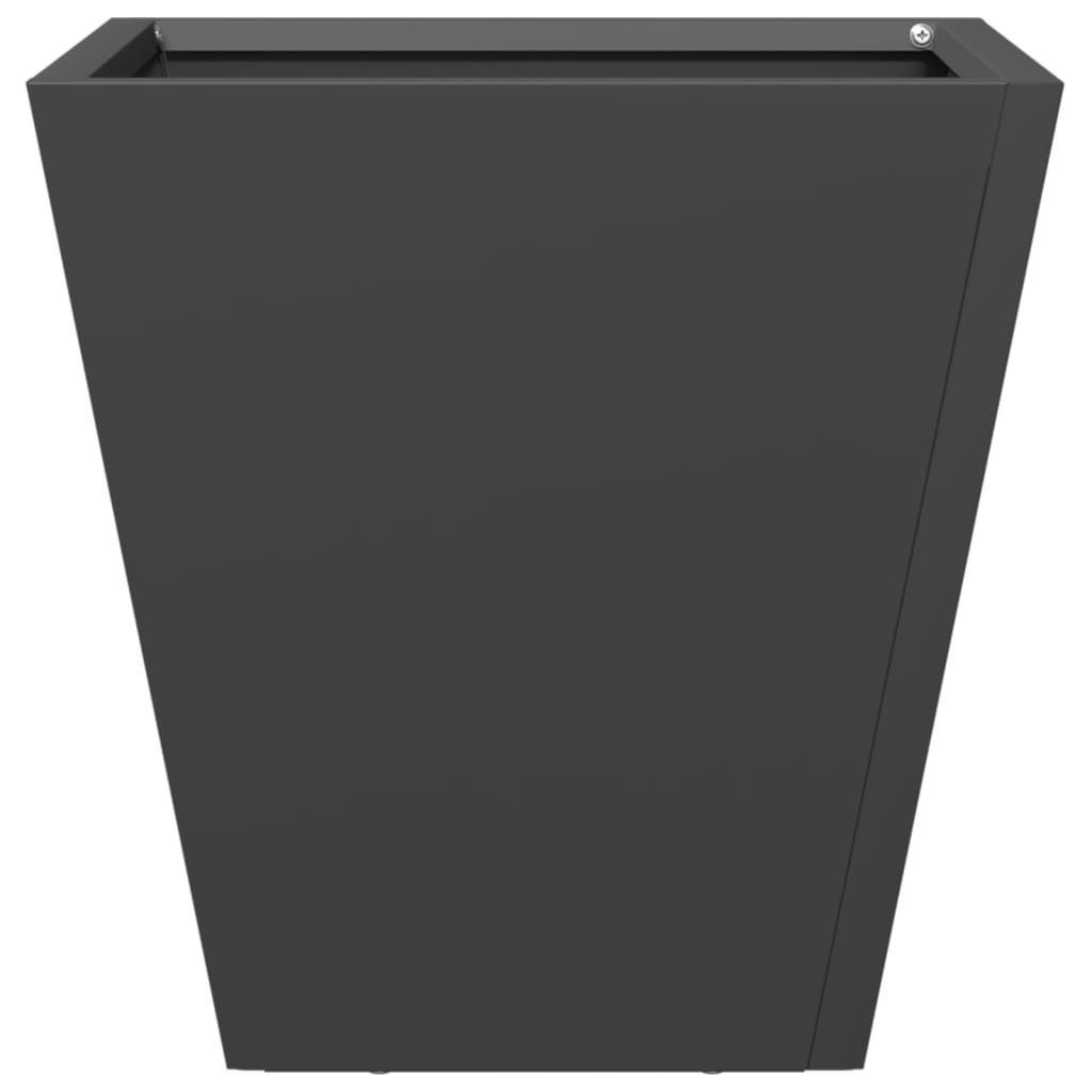 Garden Planter Black 30x30x30 cm Steel