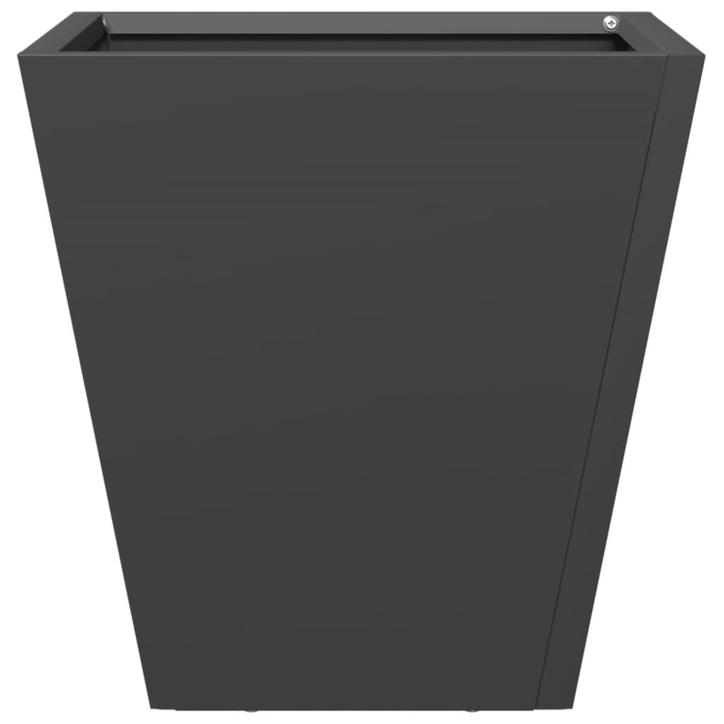Garden Planter Black 30x30x30 cm Steel