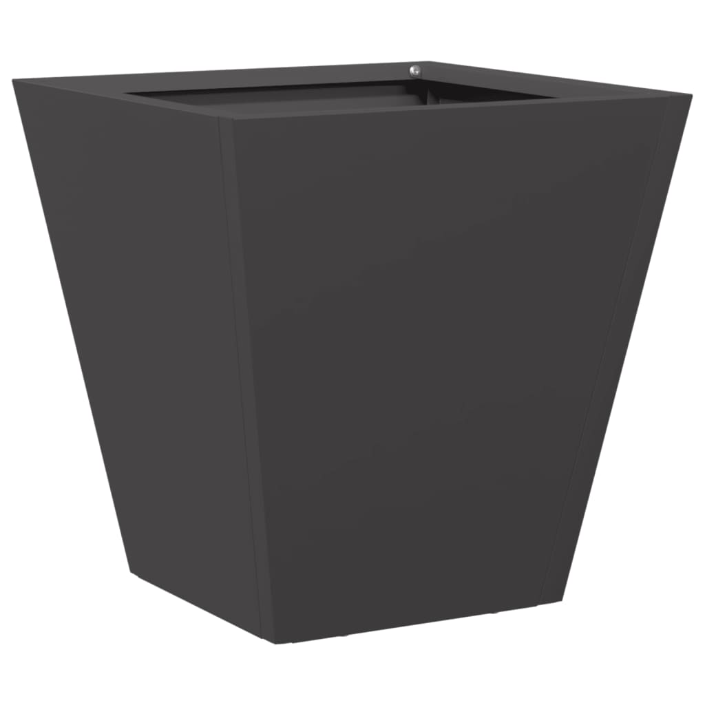 Garden Planter Black 30x30x30 cm Steel