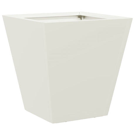 Garden Planter White 30x30x30 cm Steel