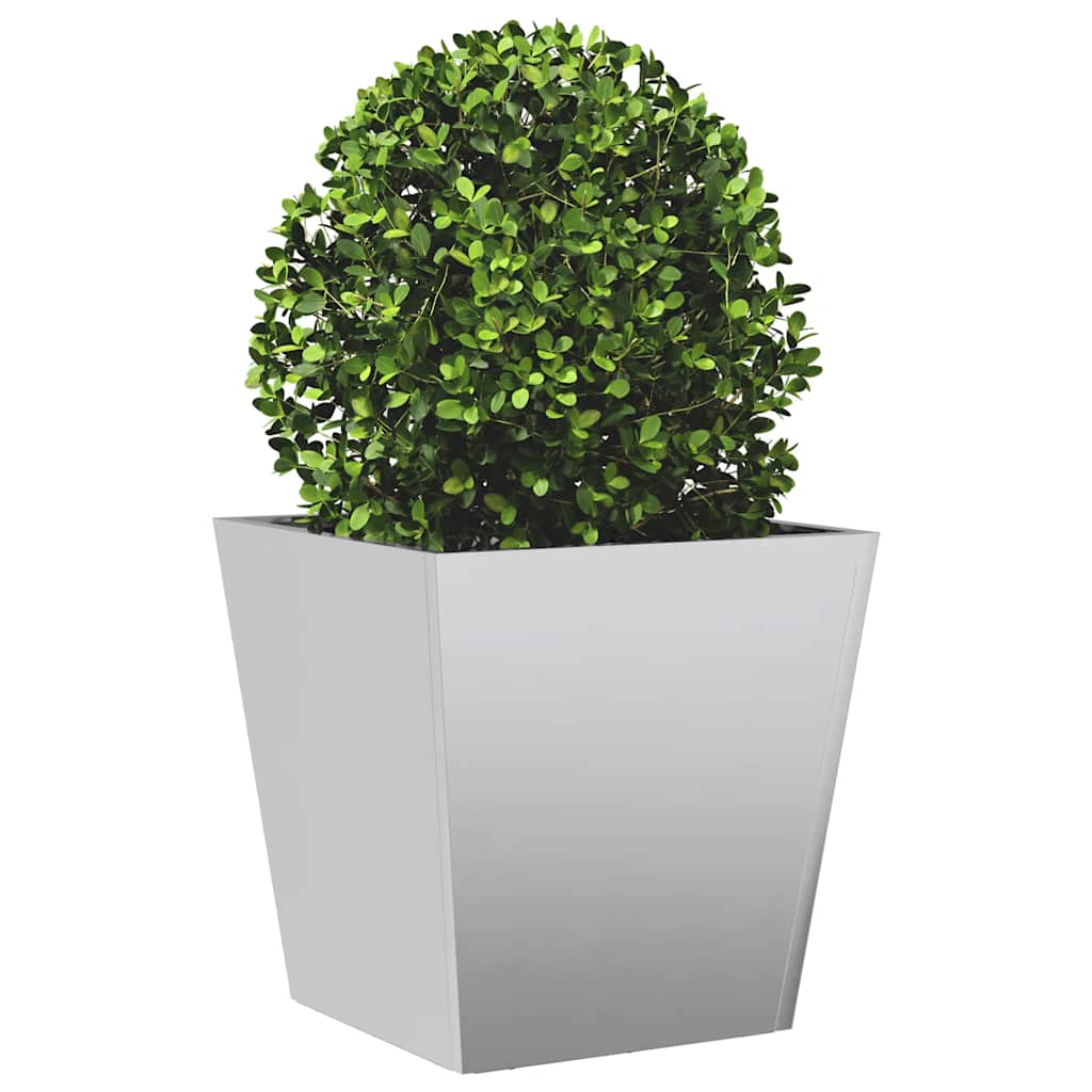 Garden Planter 40x40x40 cm Galvanised Steel