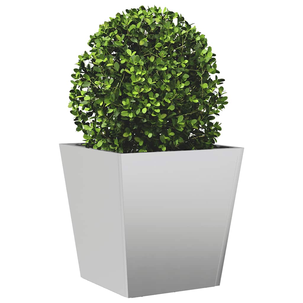 Garden Planter 40x40x40 cm Galvanised Steel