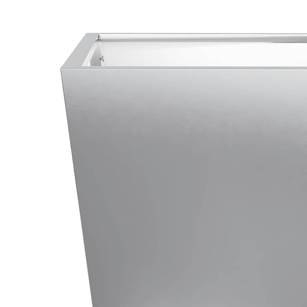 Garden Planter 40x40x40 cm Galvanised Steel