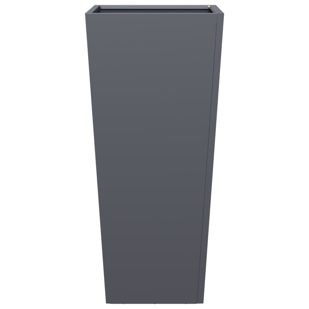 Garden Planter Anthracite 35x35x75 cm Steel