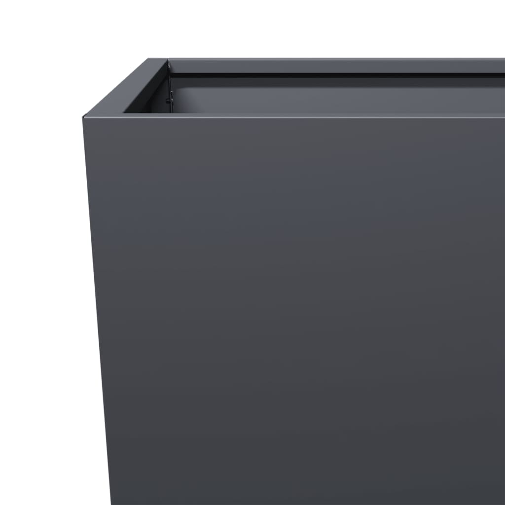 Garden Planter Anthracite 45x45x75 cm Steel