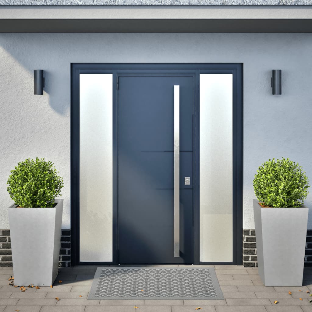 Garden Planters 45x45x75 cm 2 pcs Galvanised Steel