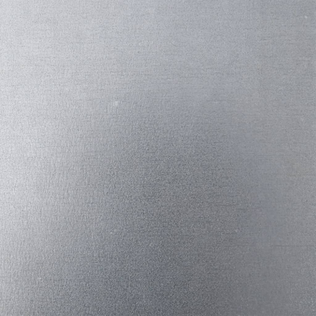 Garden Planters 45x45x75 cm 2 pcs Galvanised Steel