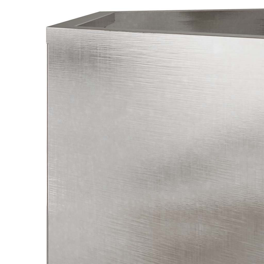 Garden Planter Hexagon 69x60x45 cm Stainless Steel