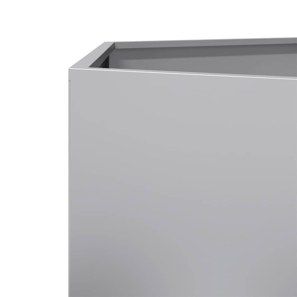 Garden Planter Hexagon 104x90x45 cm Galvanized Steel