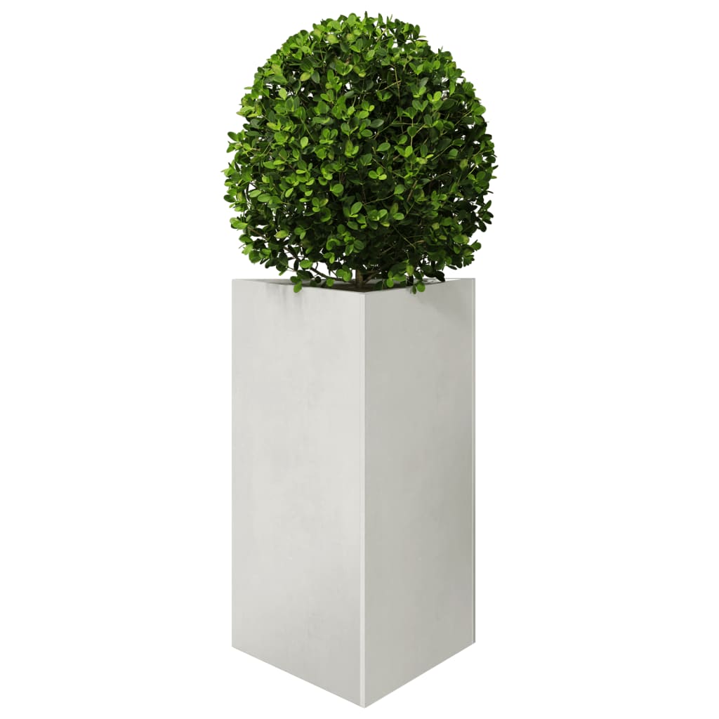 Garden Planter Triangular 50x43x75 cm Stainless Steel