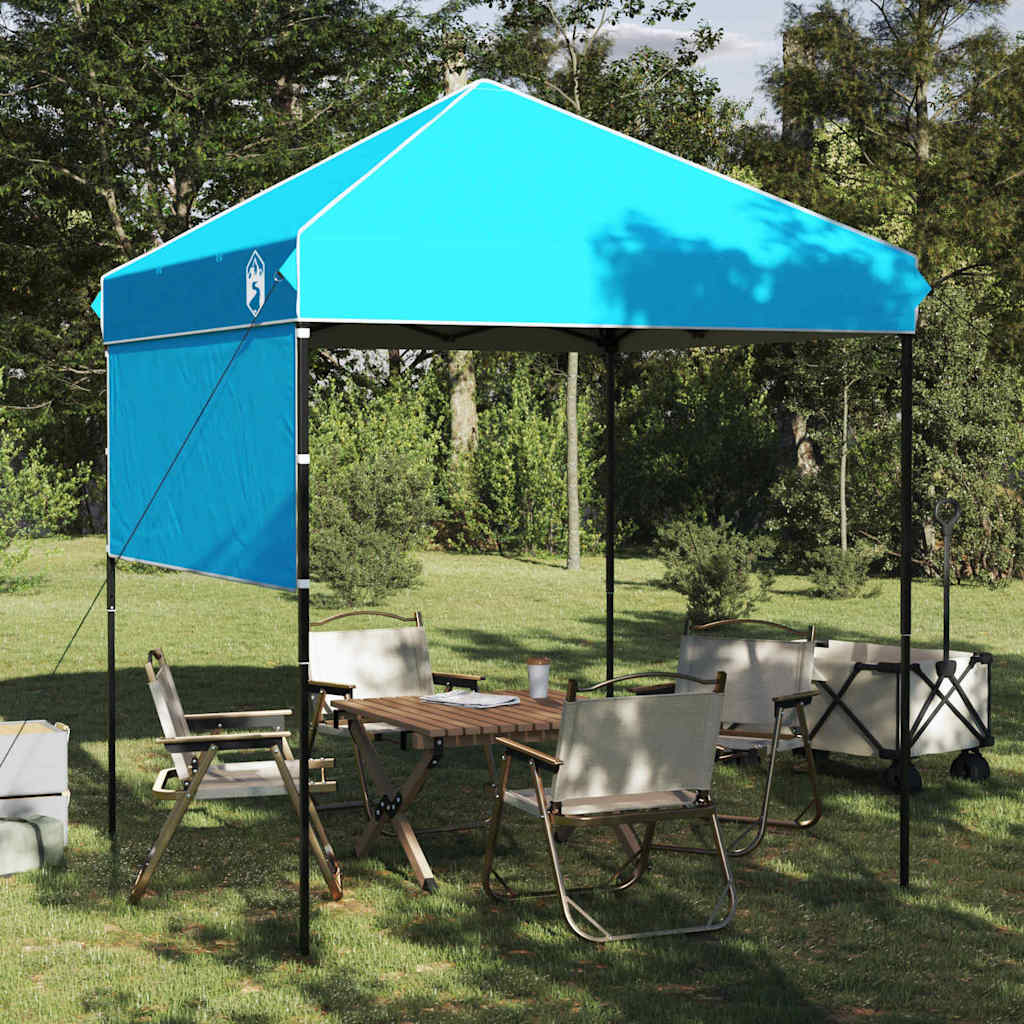 Pop-up Canopy Tent Blue 200 x 200 cm Fabric