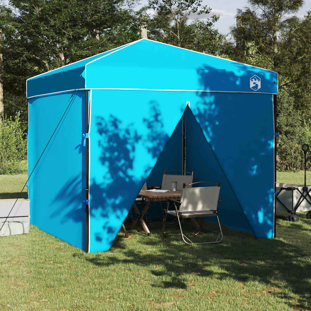 Pop-up Canopy Tent Blue 250 x 250 cm Fabric