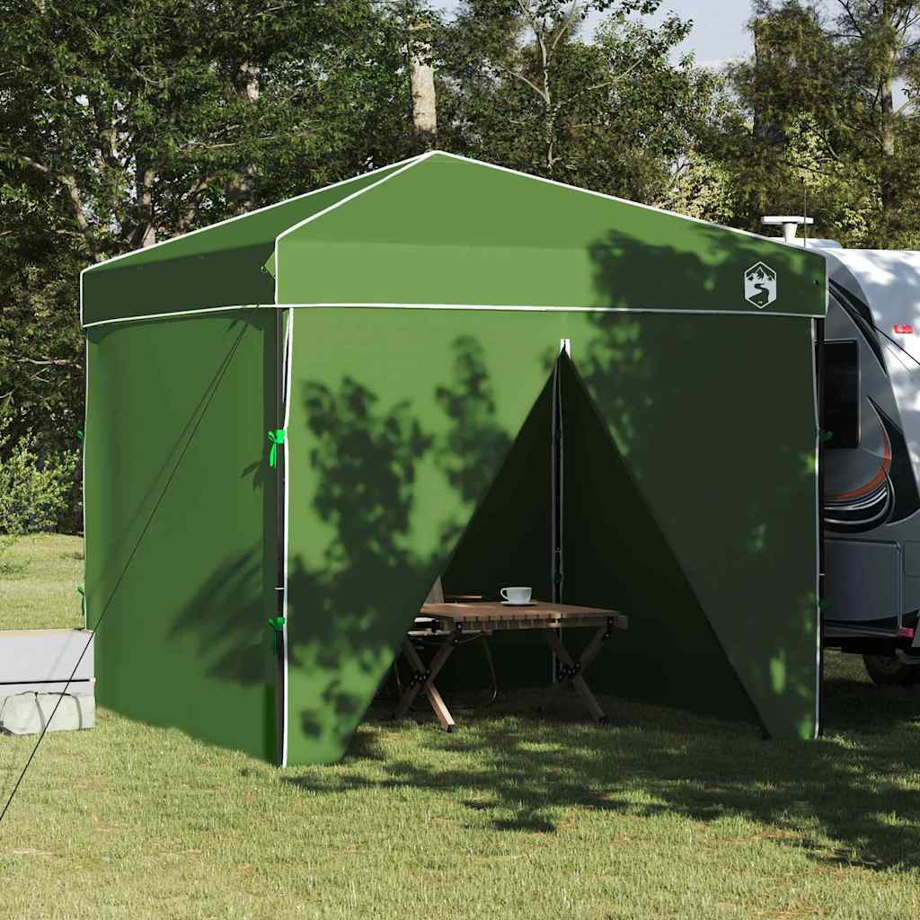 Pop-up Canopy Tent Green 250 x 250 cm Fabric