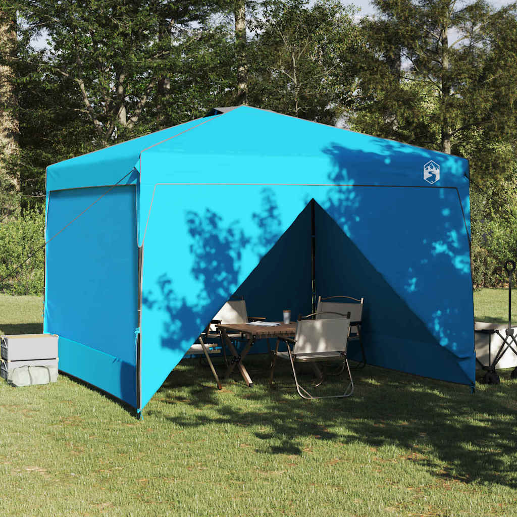 Pop-up Canopy Tent Blue 300 x 300 cm Fabric