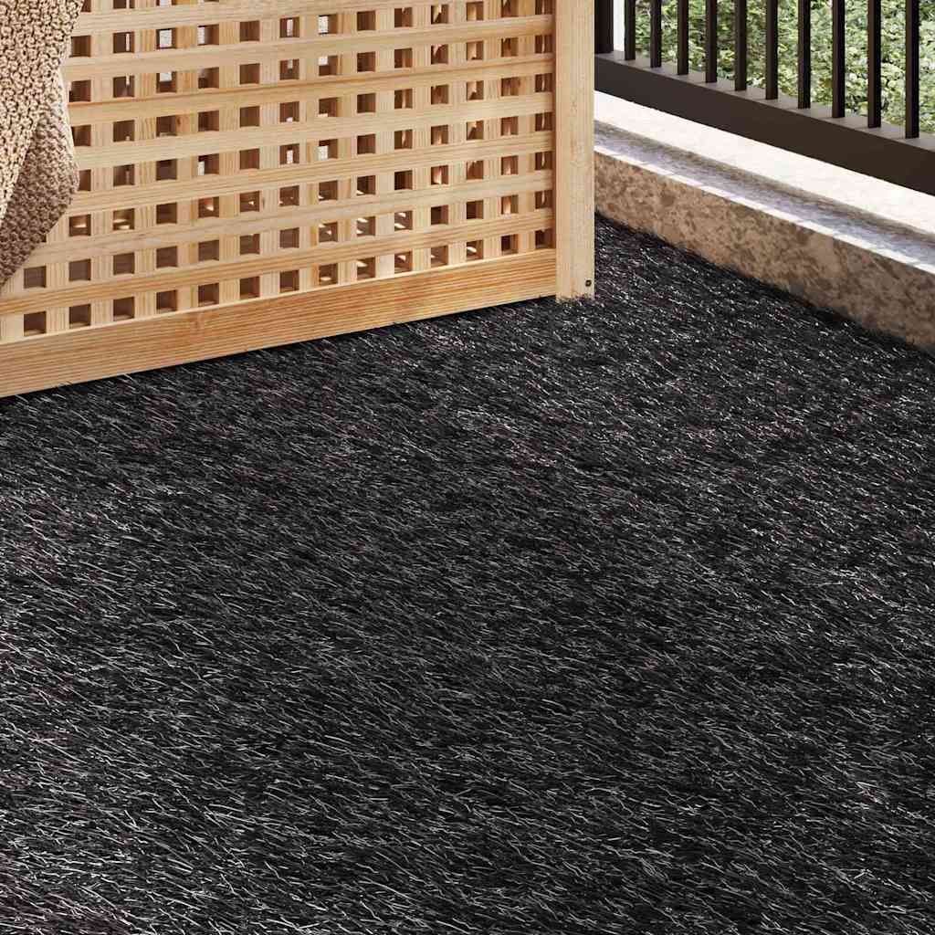 Artificial Grass Black 15 x 1 m Polypropylene