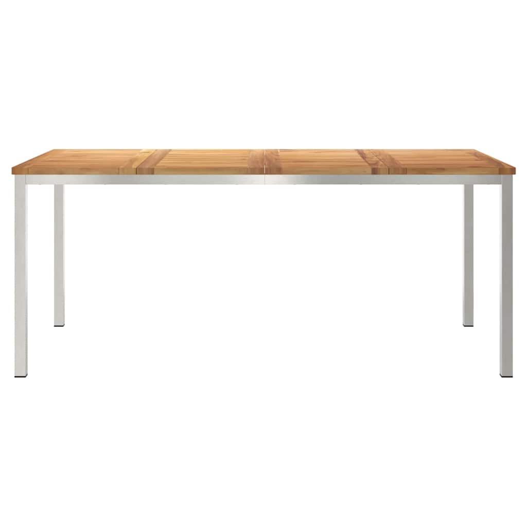 OutdoorDiningTable Brown 180x90x75cm SolidTeakwood