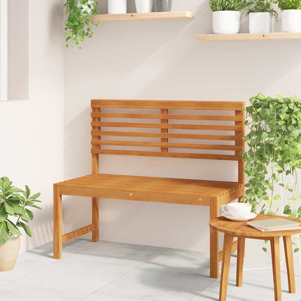 Garden Bench Brown 100 x 50 x 91cm Solid Acacia wood