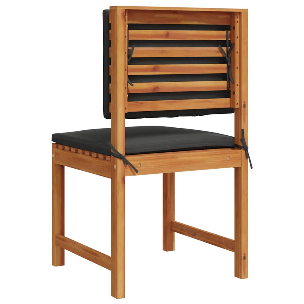 Garden Chair 2 pcs Brown 50 x 50 x 91cm Solid Acacia wood