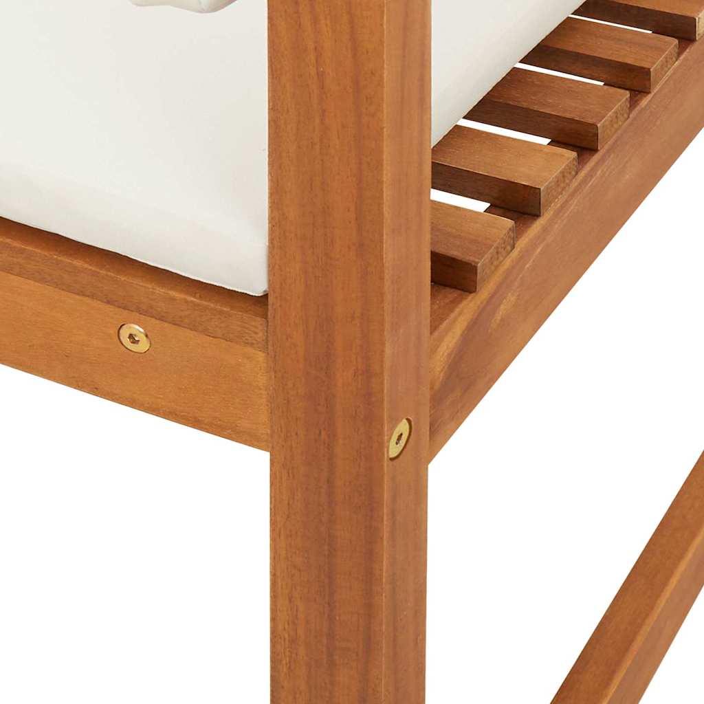 Garden Chair Brown 50 x 50 x 91cm Solid Acacia wood