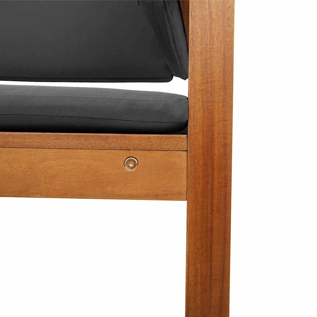 Garden Chair Brown 50 x 50 x 91cm Solid Acacia wood