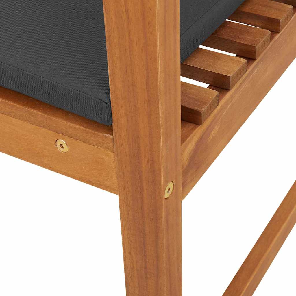 Garden Chair Brown 50 x 50 x 91cm Solid Acacia wood