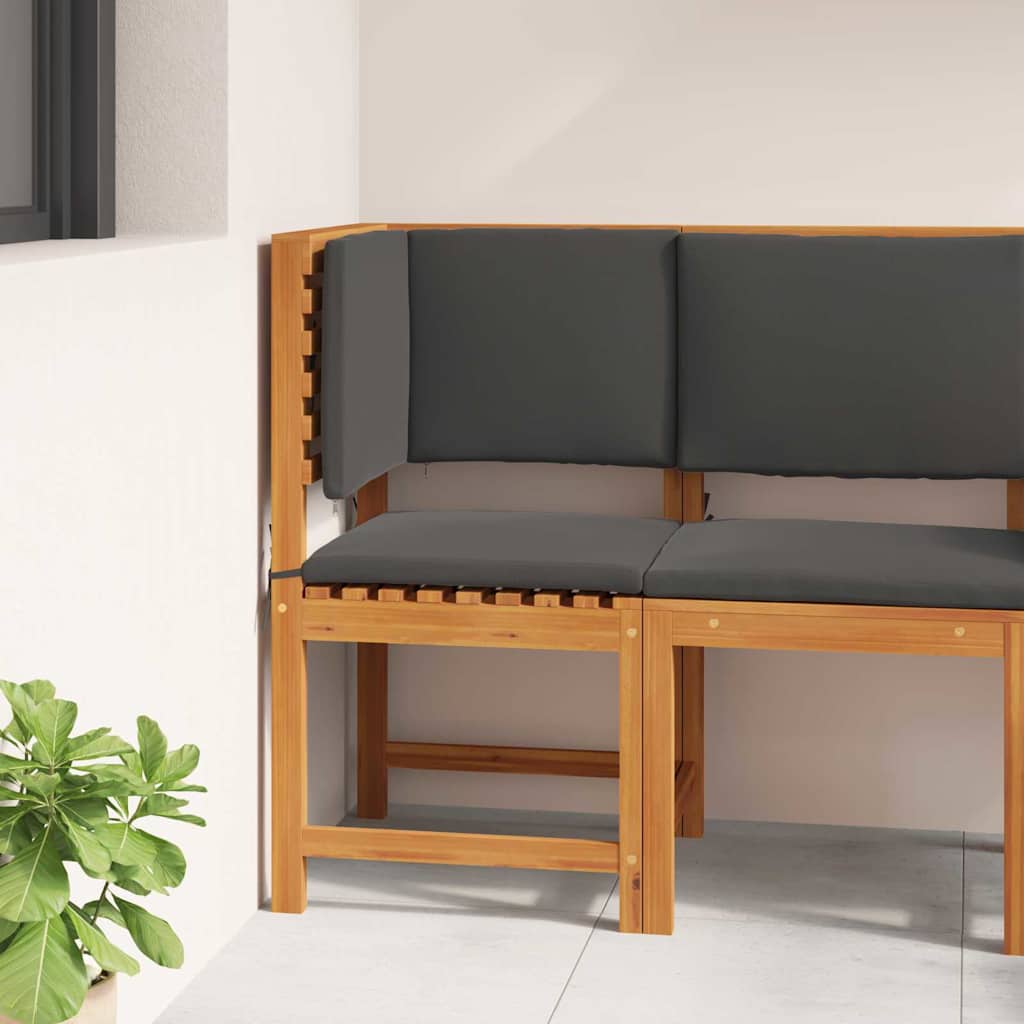 Garden Chair Brown 50 x 50 x 91cm Solid Acacia wood