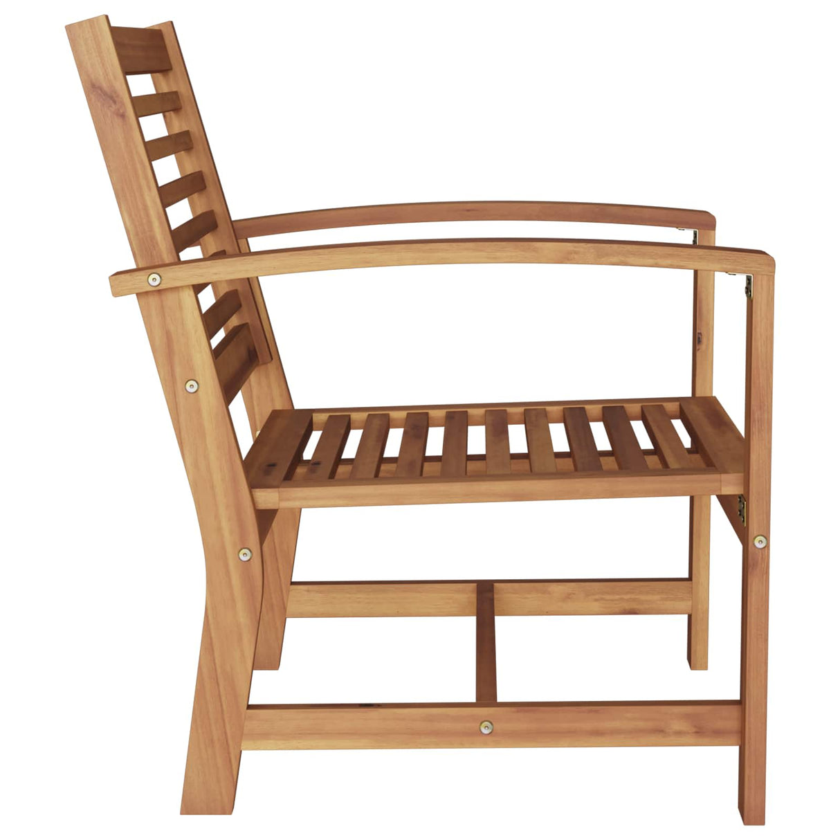 Chair 2 pcs Brown 65 x 60 x 76.5 cm Solid Teak Wood
