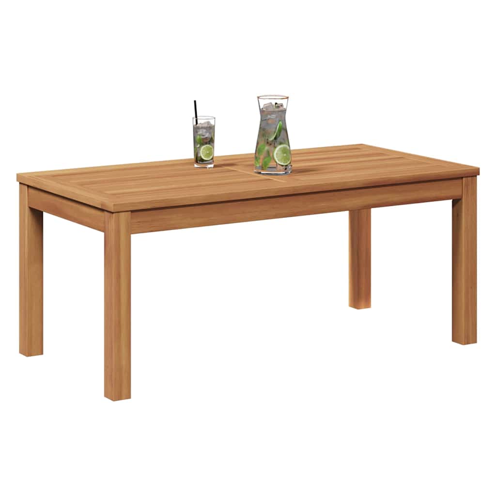 Garden Table Natural 95 x 45 x 40 cm Solid teak wood