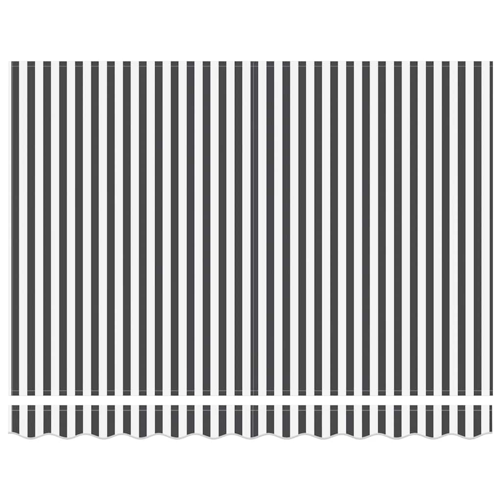 Automatic Retractable Awning Anthracite and White 300x250 cm