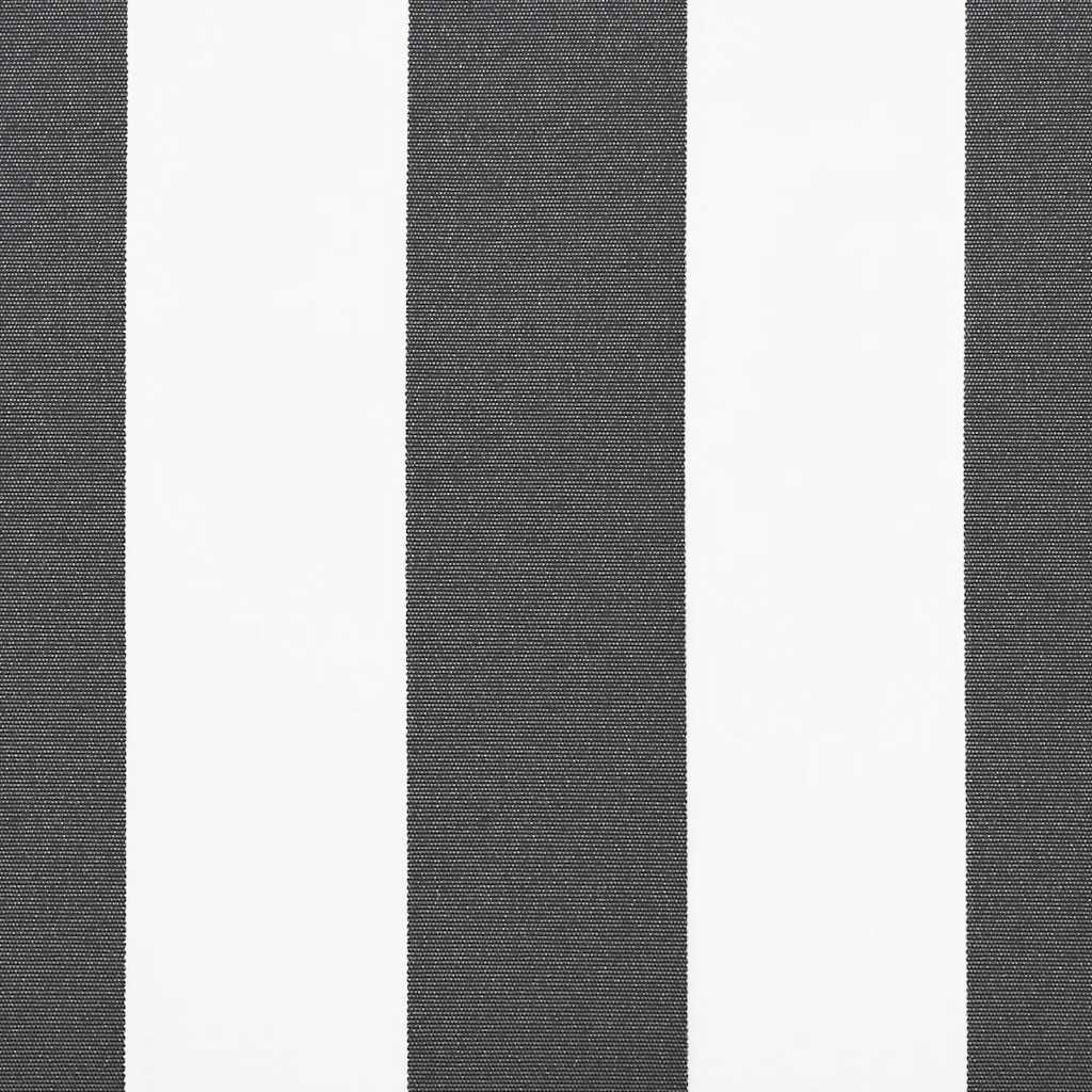 Automatic Retractable Awning Anthracite and White 400x300 cm